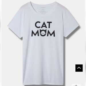 Torrid Cat Mom Signature Jersey Crew Neck Tee Size 2x 18/20